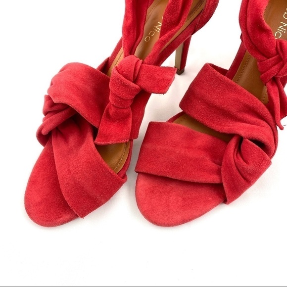 KLUB Nico Anni Color Red Kid Suede Size 8M - Picture 7 of 16